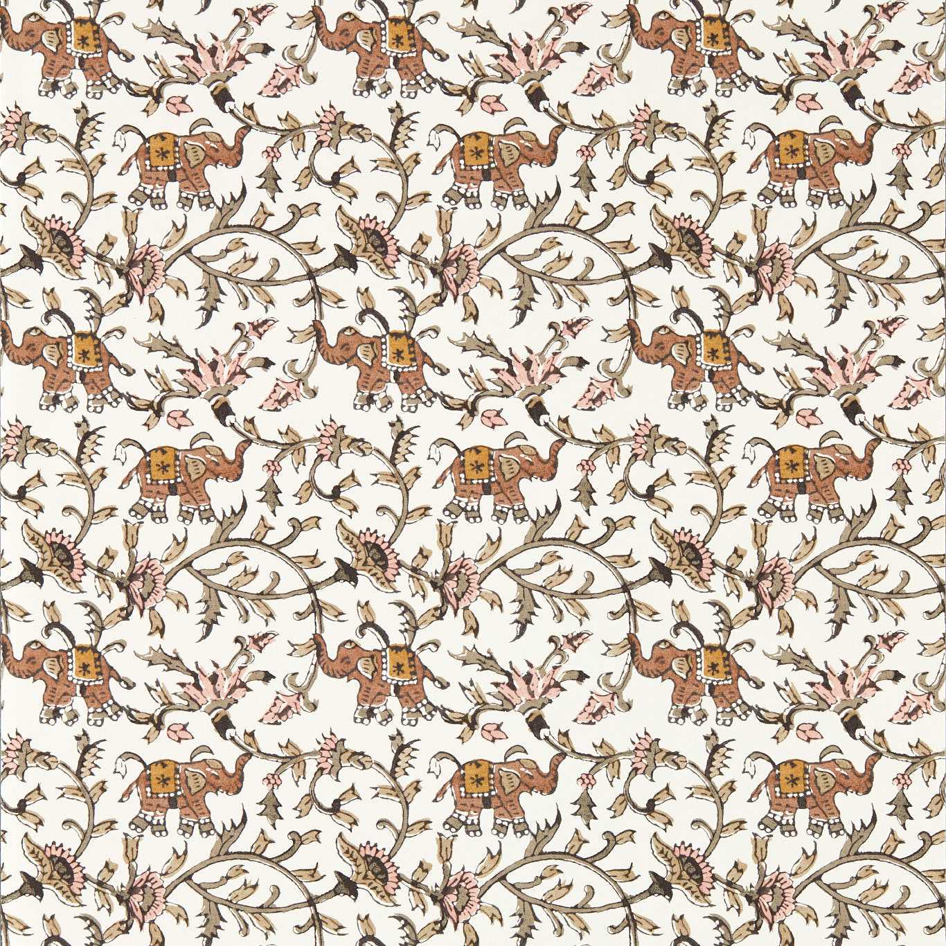 Hathi Wallpaper - Natural - W0236/02