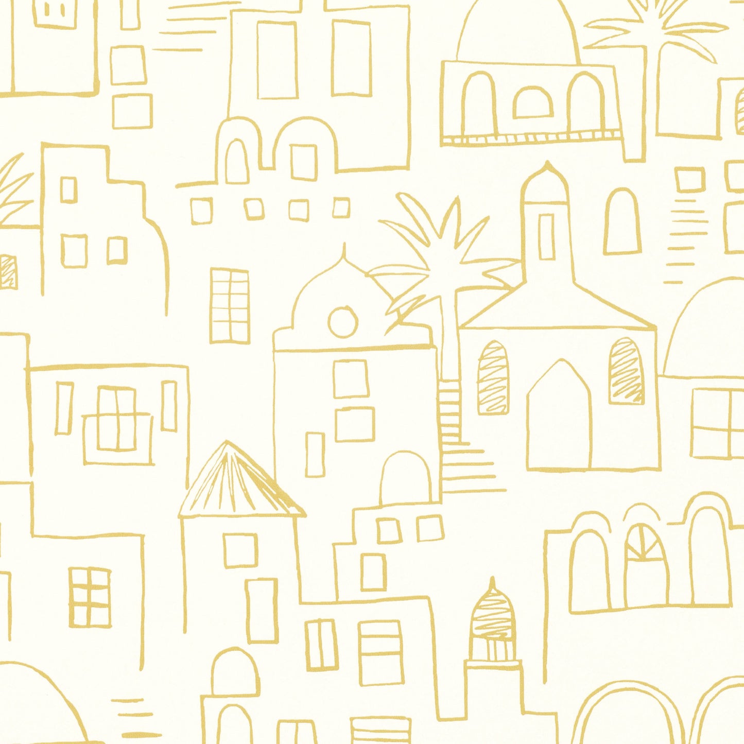 Teeny Santorini Wallpaper