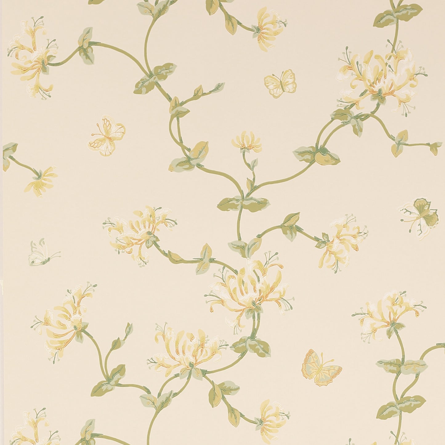 Honeysuckle Garden Wallpaper - Gold - W7002-05