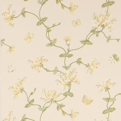 Honeysuckle Garden Wallpaper - Gold - W7002-05