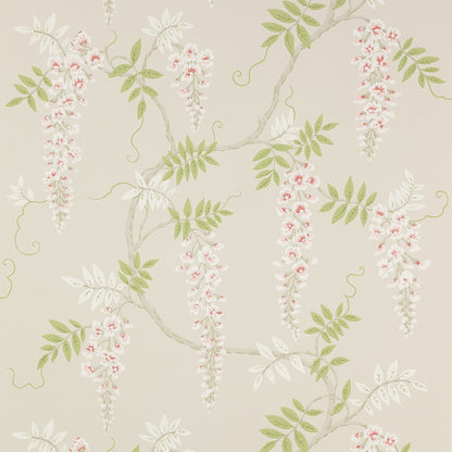 Grayshott Wallpaper - Pink/Green - W7005-04