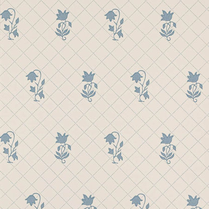 Berkeley Sprig Wallpaper - Blue - W7010-01