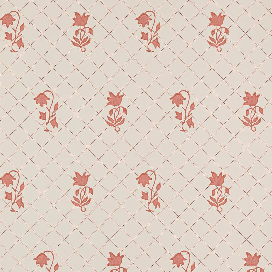 Berkeley Sprig Wallpaper - Red - W7010-05