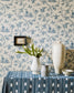 Toile Chinoise Wallpaper - Charcoal - W7017-04
