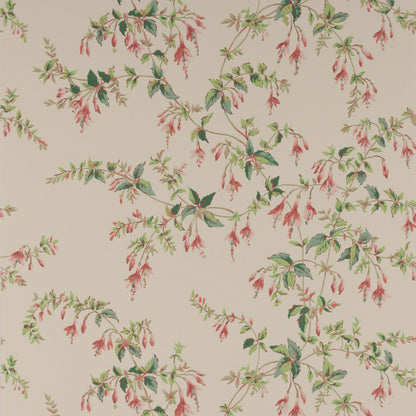 Fuchsia Wallpaper - Pink/Green - W7018-03
