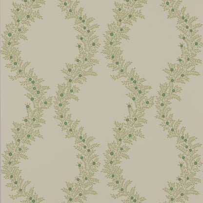 Liliana Wallpaper - Leaf Green - W7019-03
