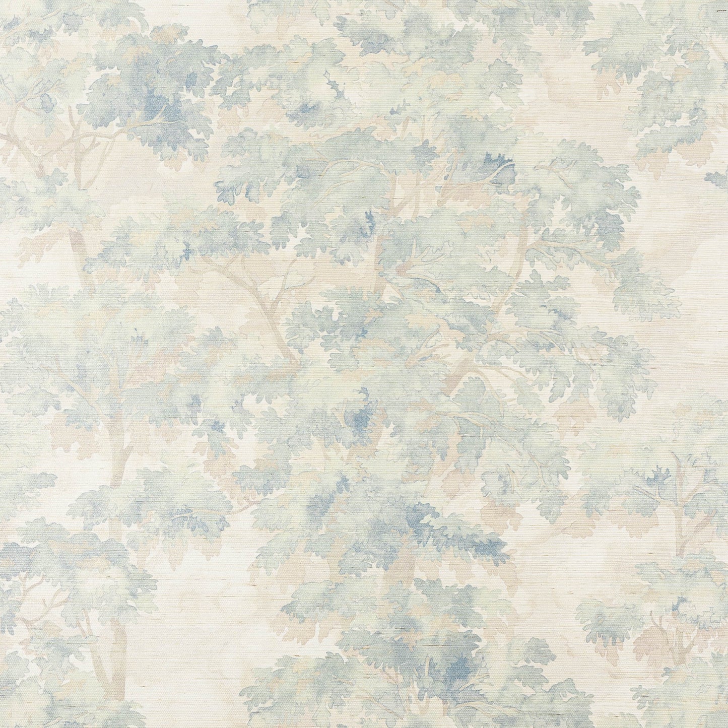 Arbour Sisal Wallpaper - Old Blue - W7025-02