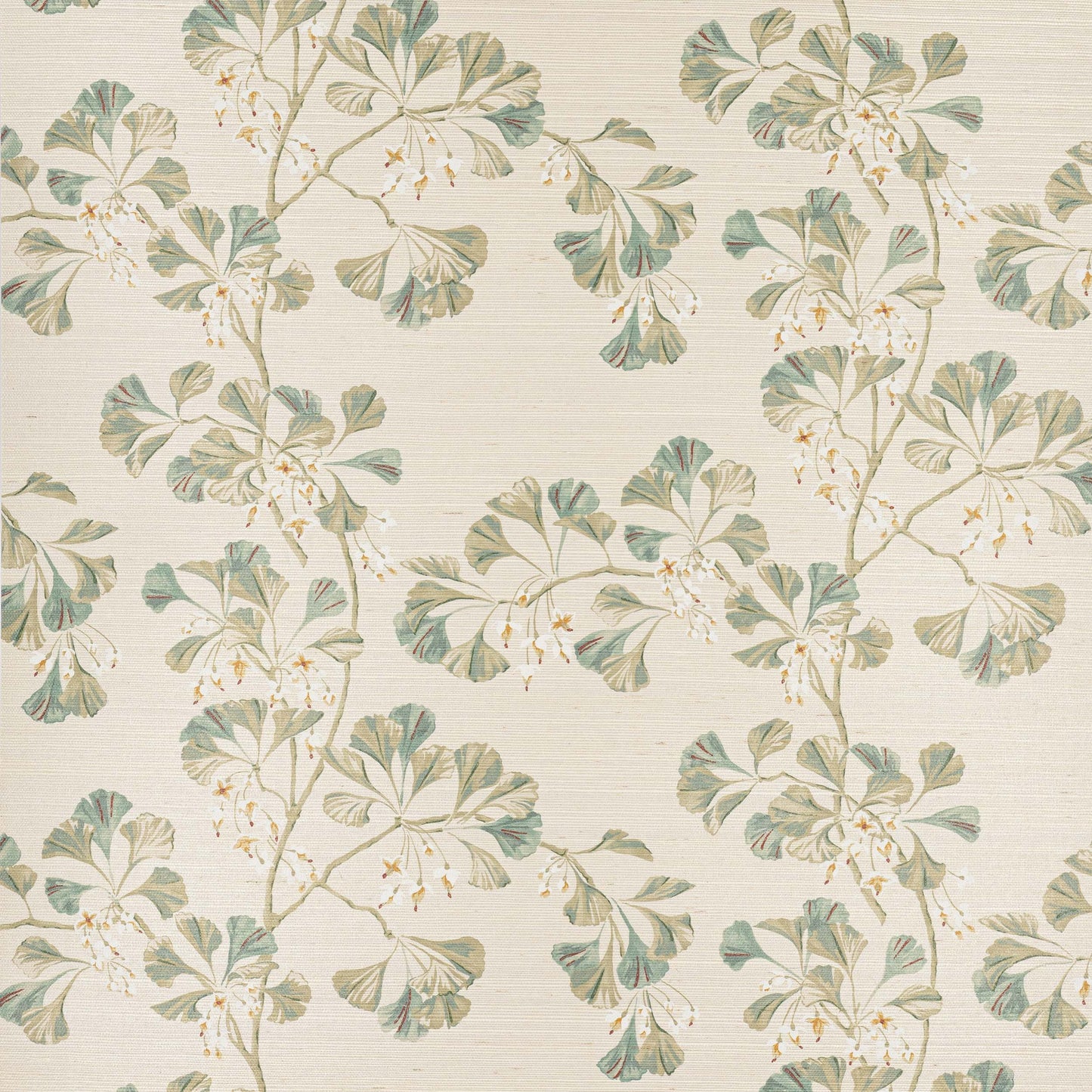 Greenacre Sisal Wallpaper - Green - W7027-01