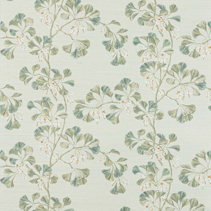 Greenacre Sisal Wallpaper - Aqua - W7027-02