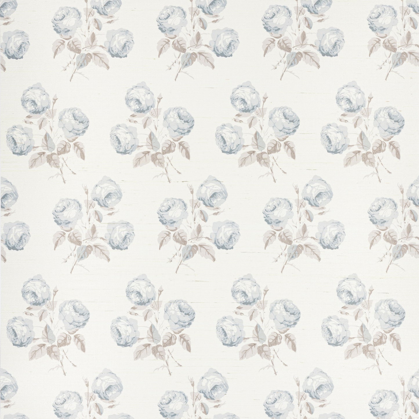 Bowood Sisal Wallpaper - Blue/Grey - W7028-01