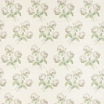Bowood Sisal Wallpaper - Silver Leaf - W7028-02