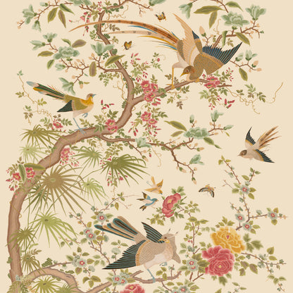 Belmont Wallcovering Wallpaper - Pink/Green - W7031-01
