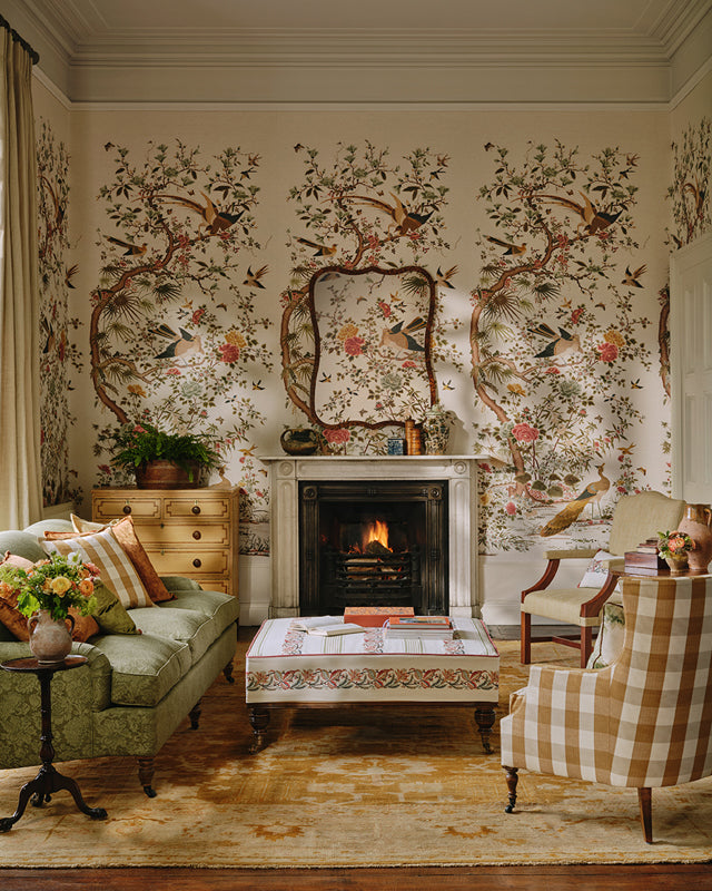 Belmont Wallcovering Wallpaper - Aqua - W7031-02