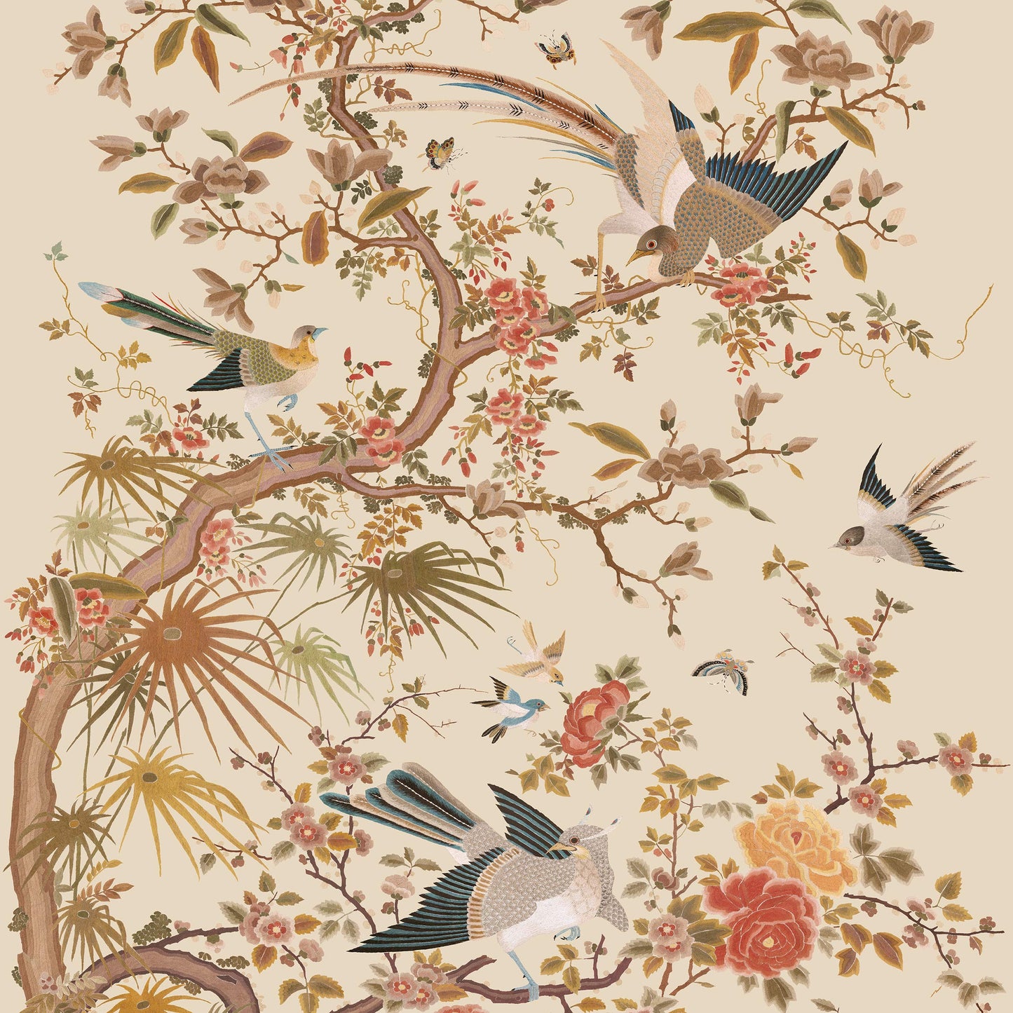 Belmont Wallcovering Wallpaper - Beige - W7031-04