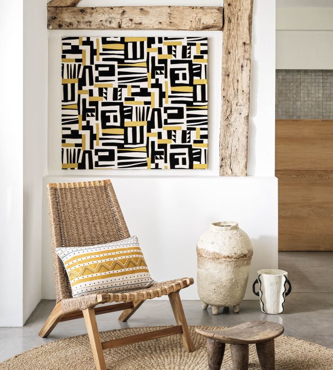 Zawaya Room aWallpaper - Black