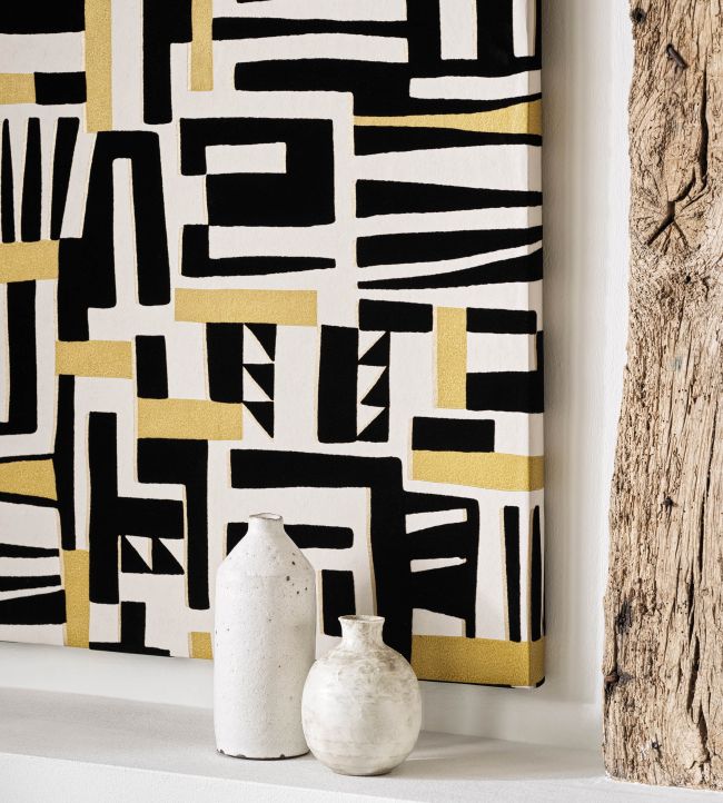 Zawaya Wallpaper - Black