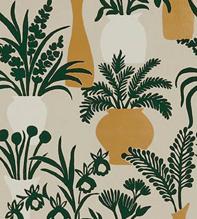 Amphora Wallpaper - Green