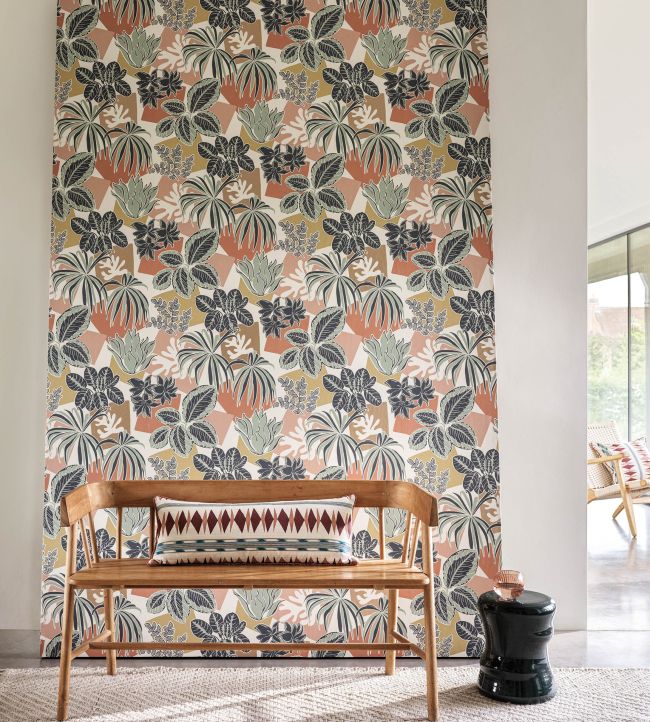 Frondoso Room Wallpaper - Sand