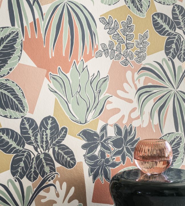 Frondoso Room Wallpaper - Sand