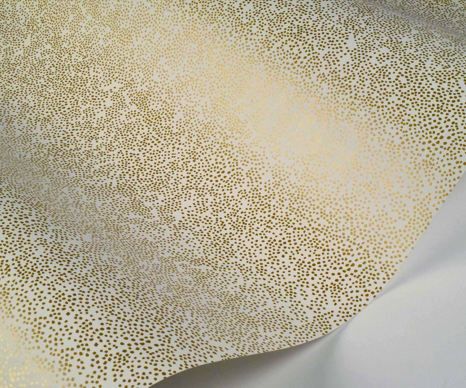 Champagne Dots Wallpaper - Cream - Rifle
