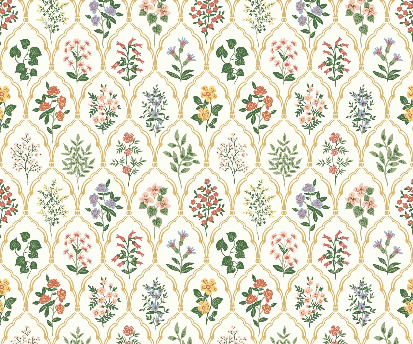 Hawthorne Wallpaper - Green - Rifle