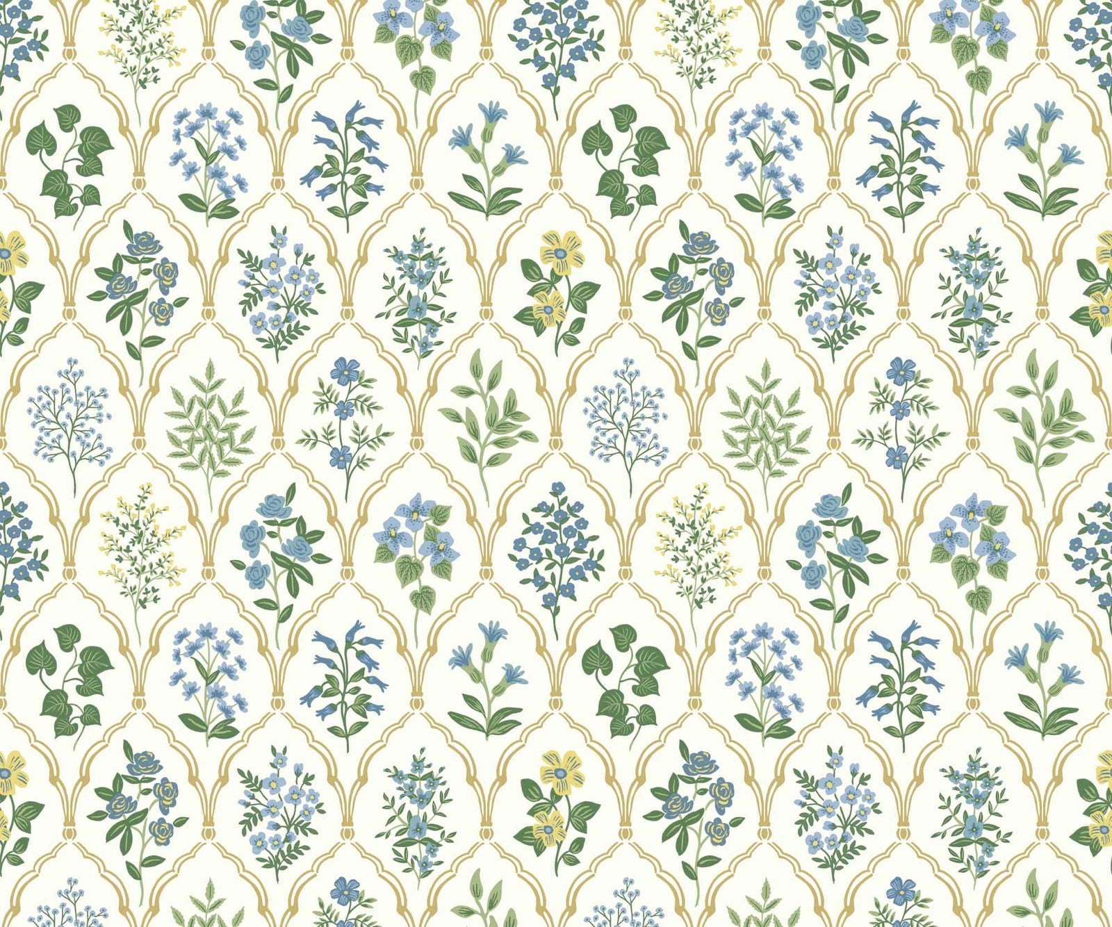 Hawthorne Wallpaper - Green - Rifle