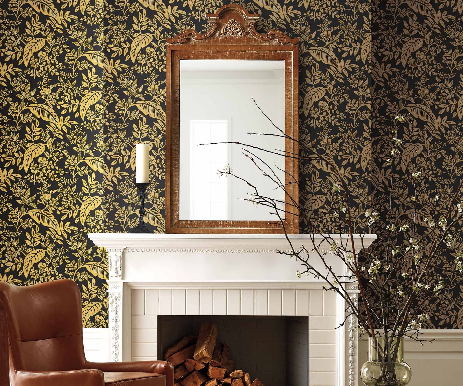 Canopy Wallpaper - Gold - Rifle