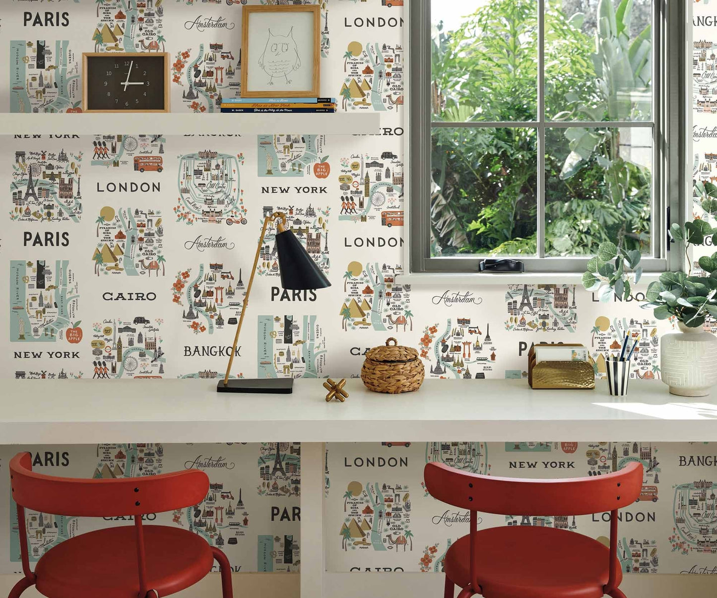 City Maps Wallpaper - Silver - Rifle