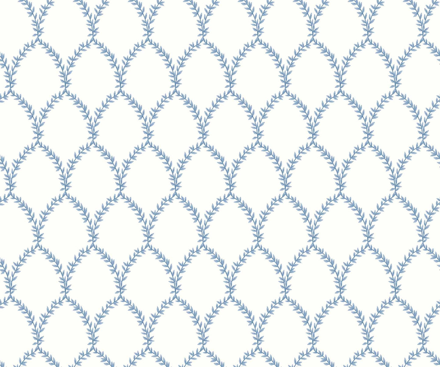 Laurel Wallpaper - Blue - Rifle