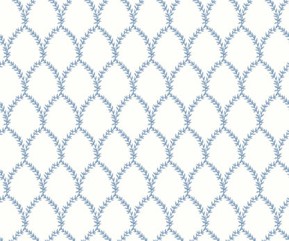 Laurel Wallpaper - Blue - Rifle