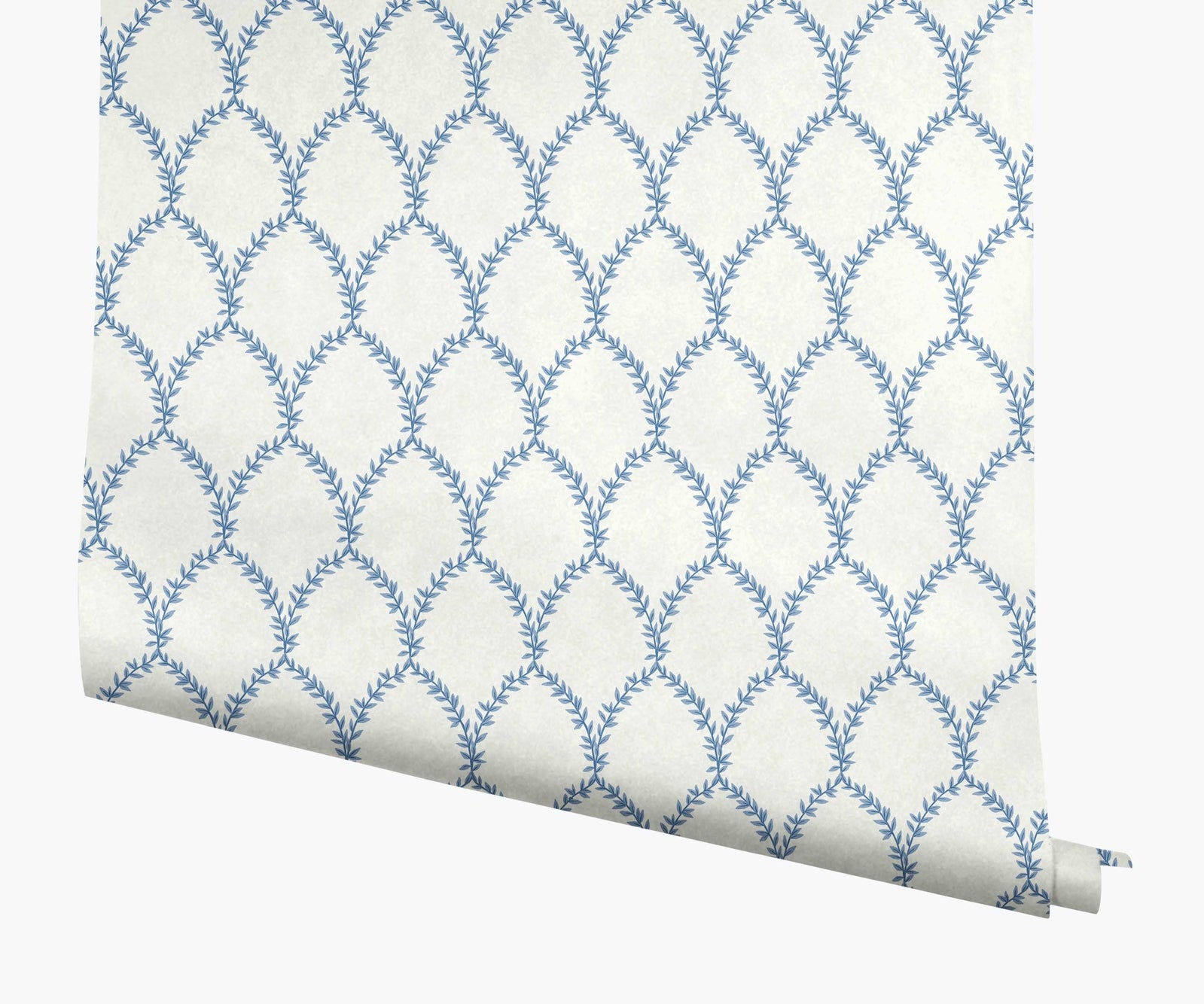 Laurel Wallpaper - Blue - Rifle