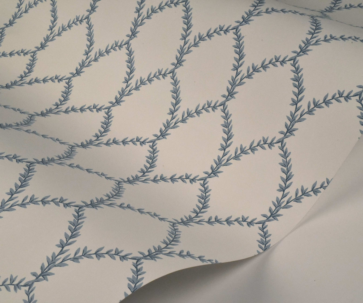 Laurel Wallpaper - Blue - Rifle