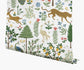 Menagerie Wallpaper - Green - Rifle