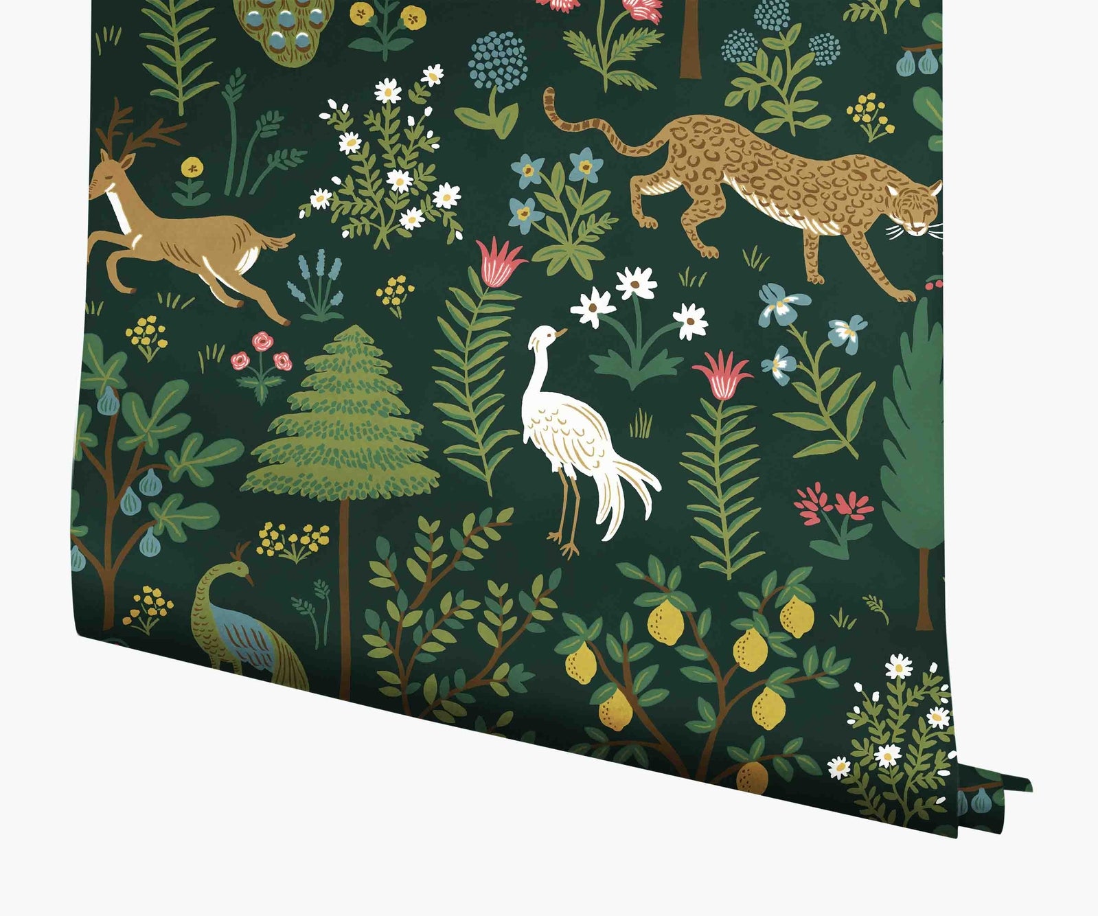 Menagerie Wallpaper - Green - Rifle