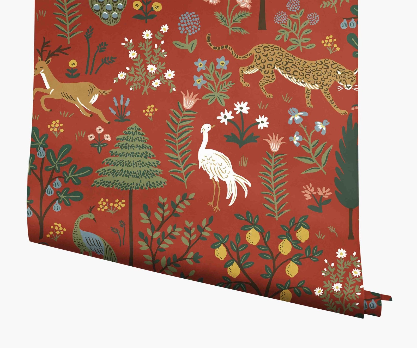 Menagerie Wallpaper - Orange - Rifle