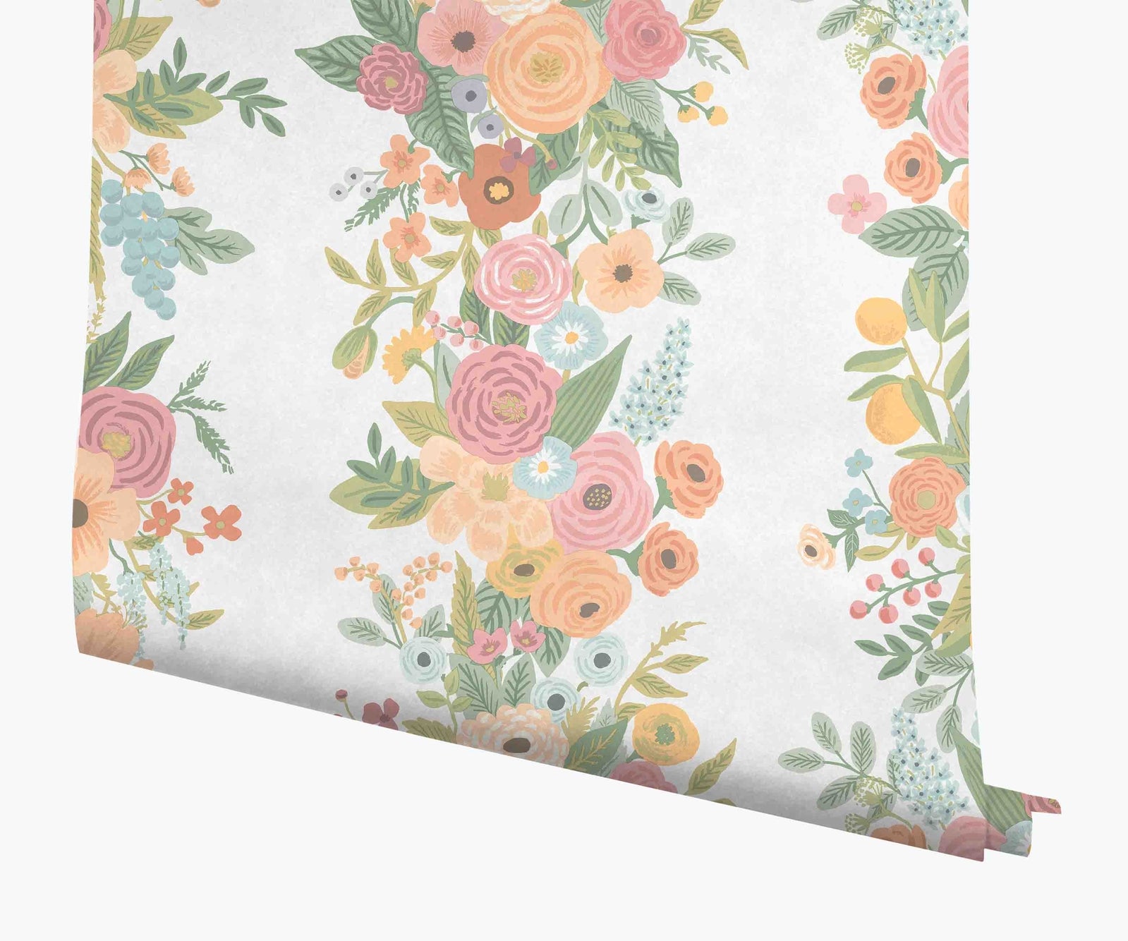 Garden Party Trellis Wallpaper - Pink - Rifle