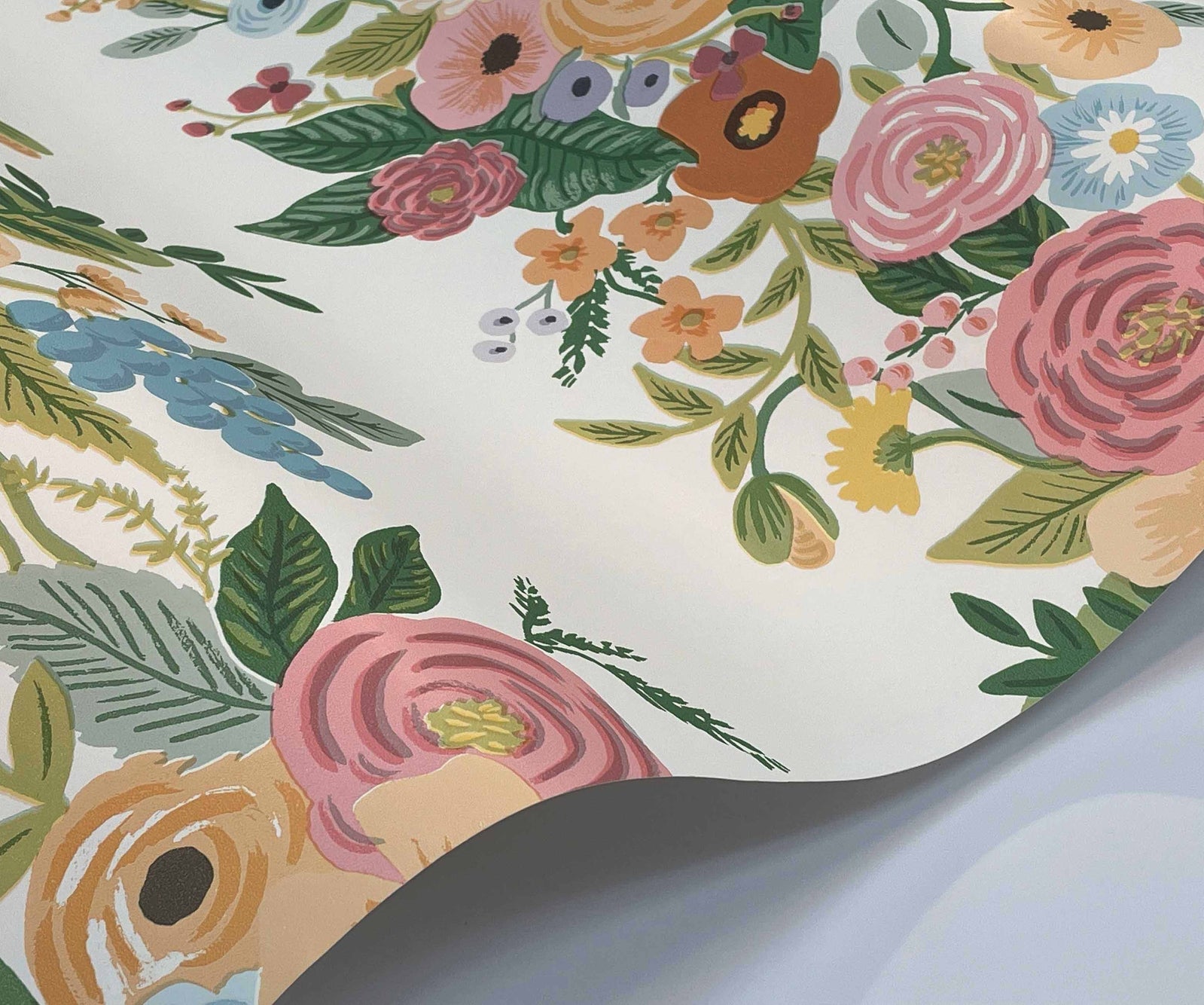 Garden Party Trellis Wallpaper - Pink - Rifle