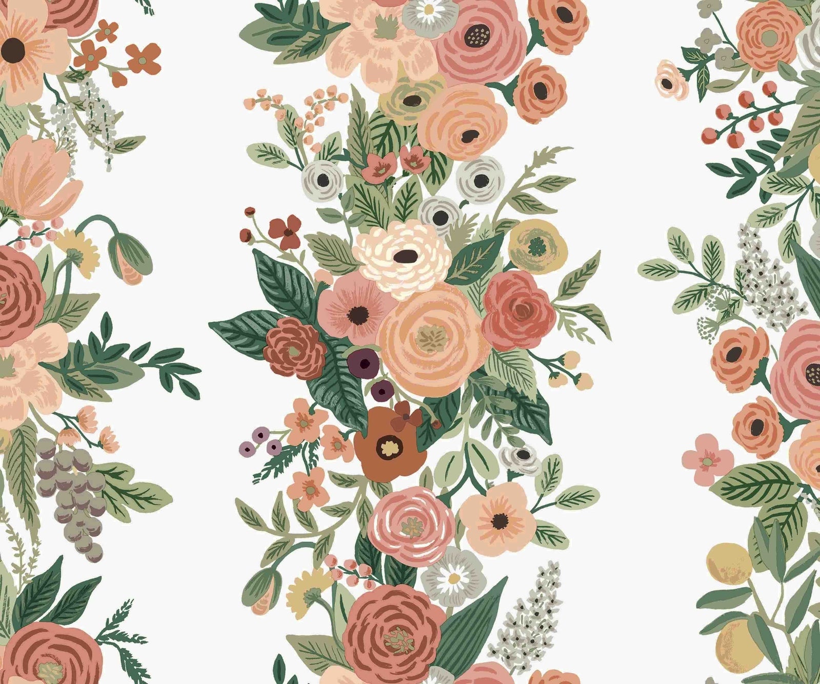 Garden Party Trellis Wallpaper - Multicolor - Rifle