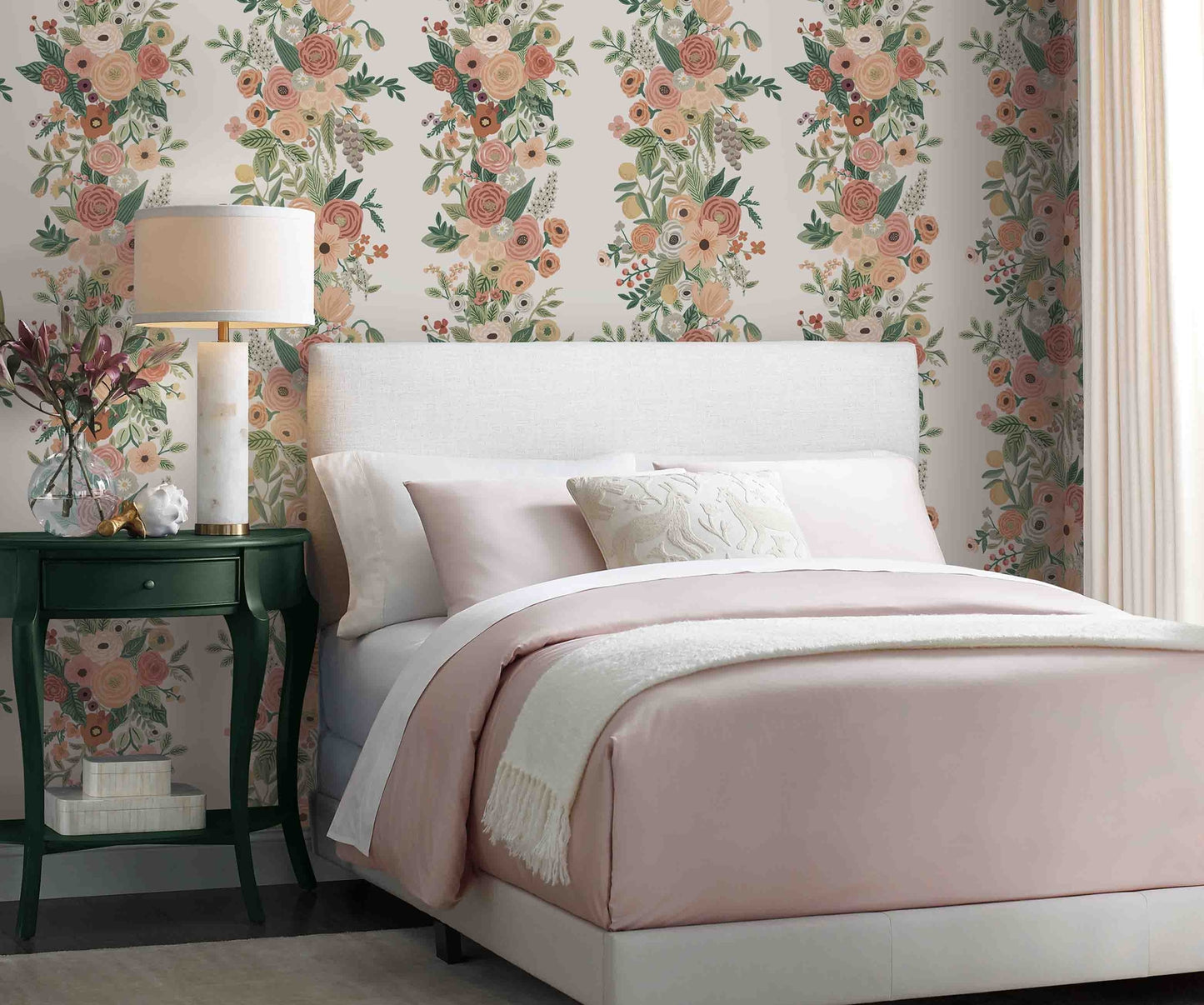 Garden Party Trellis Wallpaper - Multicolor - Rifle