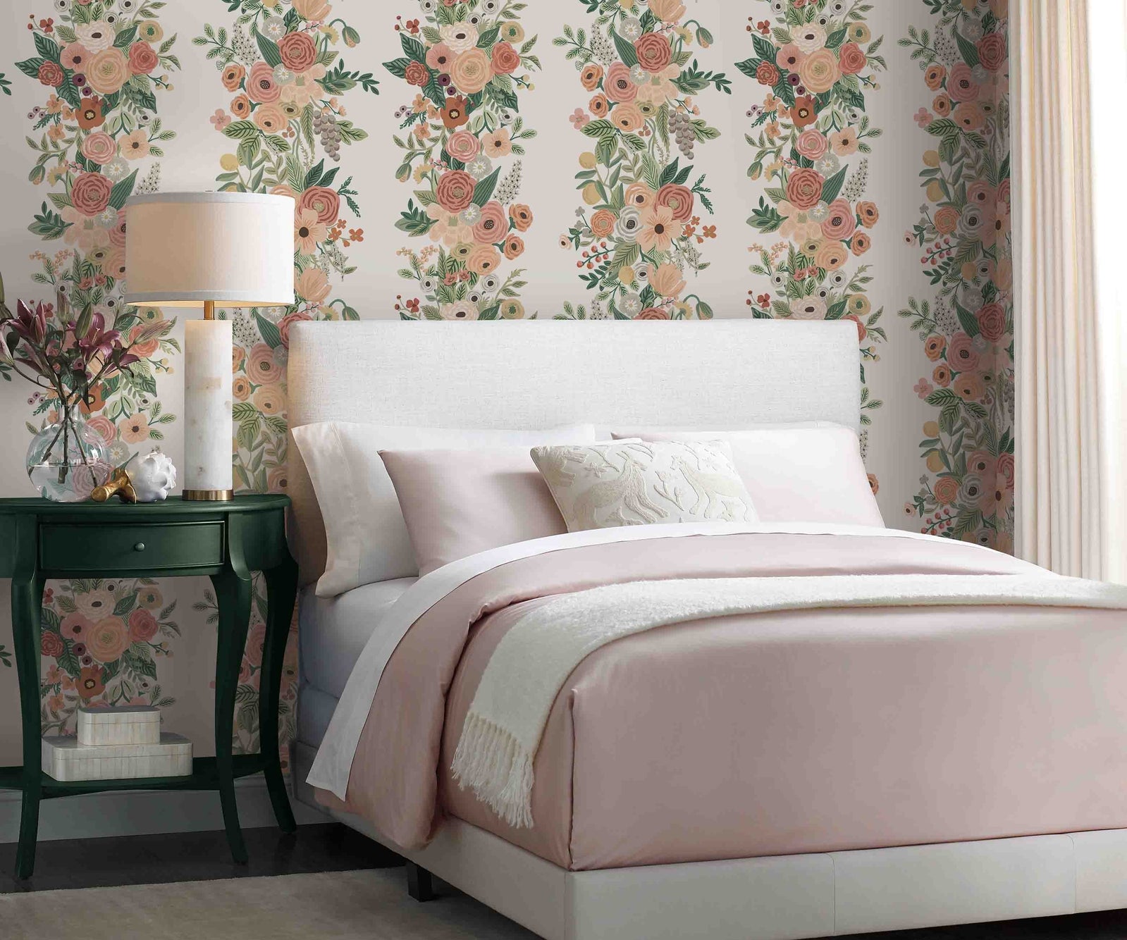 Garden Party Trellis Wallpaper - Multicolor - Rifle