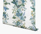 Garden Party Trellis Wallpaper - Blue - Rifle