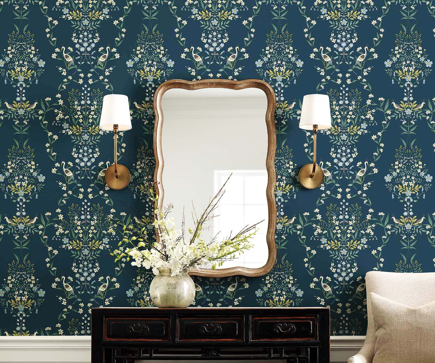 Luxembourg Wallpaper - Blue - Rifle