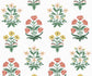 Mughal Rose Wallpaper - Multicolor - Rifle