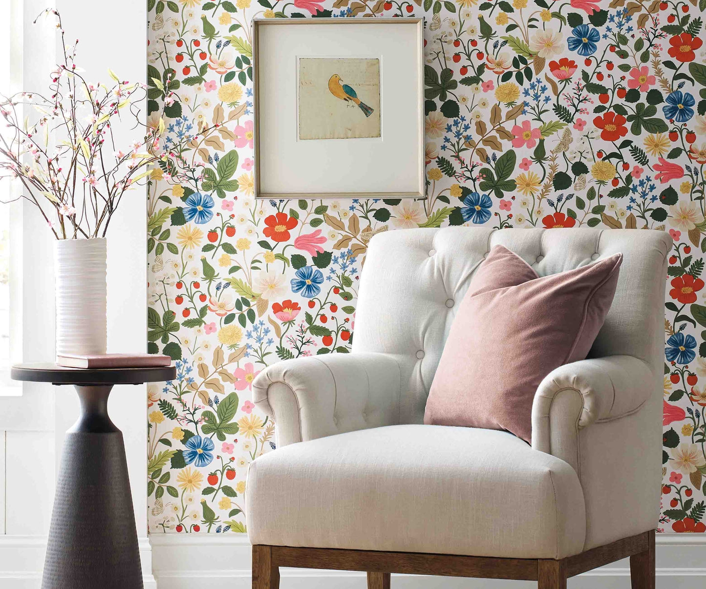 Strawberry Fields Wallpaper - Multicolor - Rifle