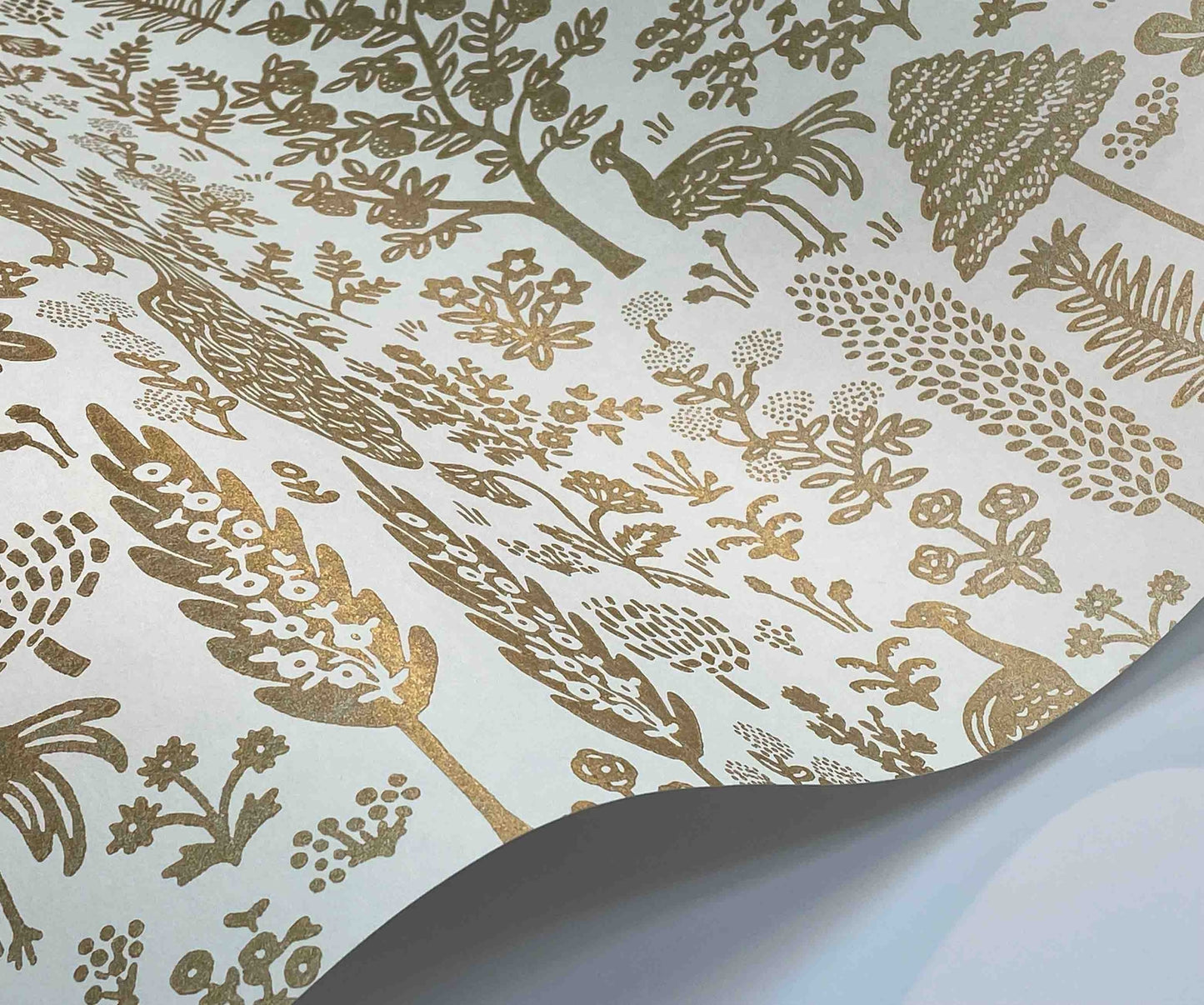 Menagerie Toile Wallpaper - Sand - Rifle