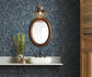 Menagerie Toile Wallpaper - Blue - Rifle