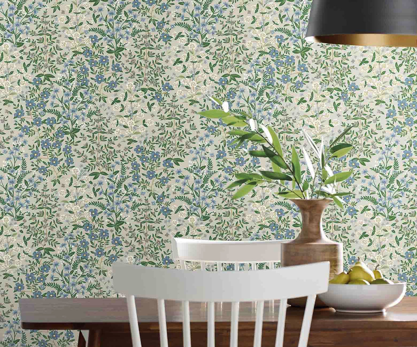 Wildwood Garden Wallpaper - Green - Rifle