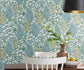 Wildwood Garden Wallpaper - Blue - Rifle