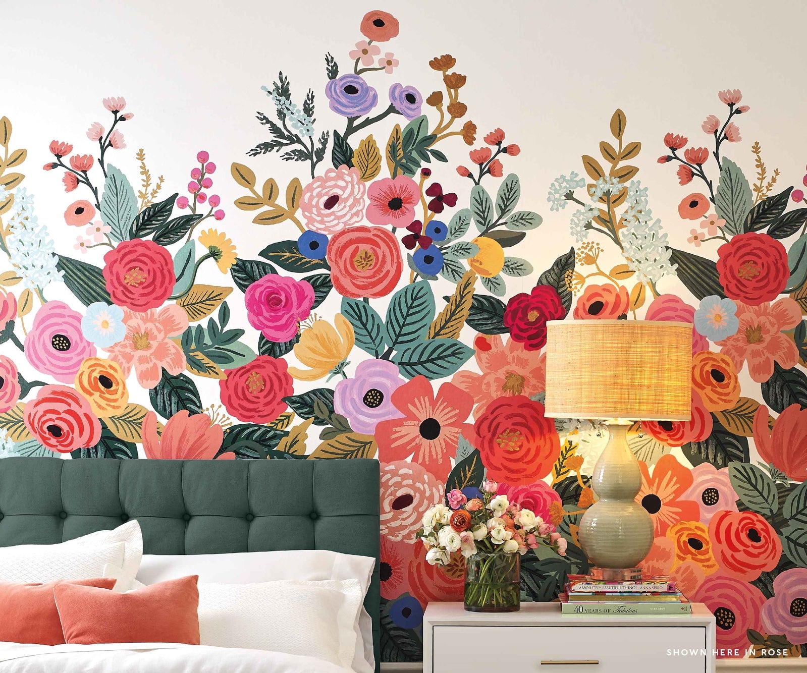 Garden Party Wallpaper Mural - Multicolor - Rifle