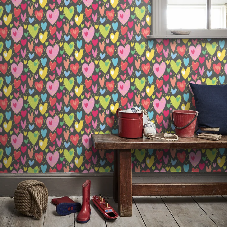 Pop Hearts Wallpaper